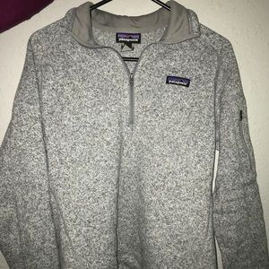 Grey Patagonia Quarter Zip